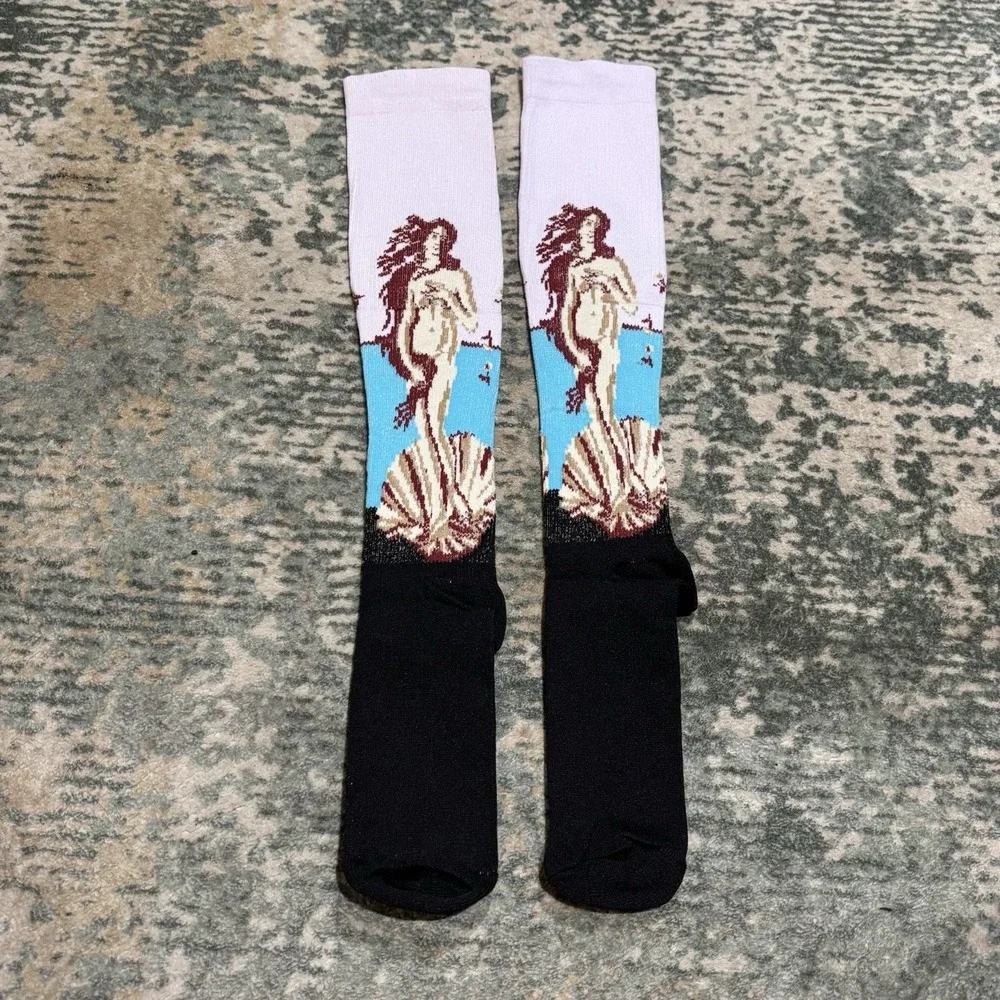 Birth Of‎ Venus Running Socks Full Sock Graphic